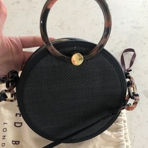 Ted Baker Agneti Woven Circle Crossbody Bag Navy